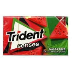 Trident Senses Watermelon Sunrise Flavour (Sugar Free - 12 Gums)
